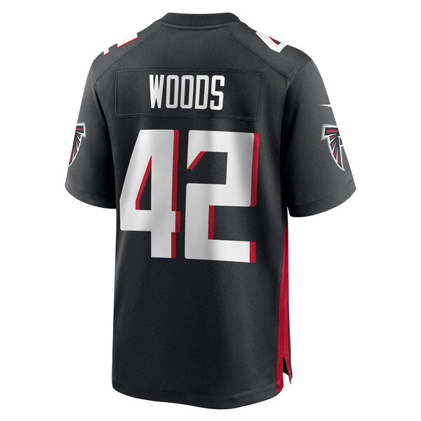 Josh Woods Atlanta Falcons Nike Team Game Jersey -  Black