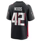 Josh Woods Atlanta Falcons Nike Team Game Jersey -  Black