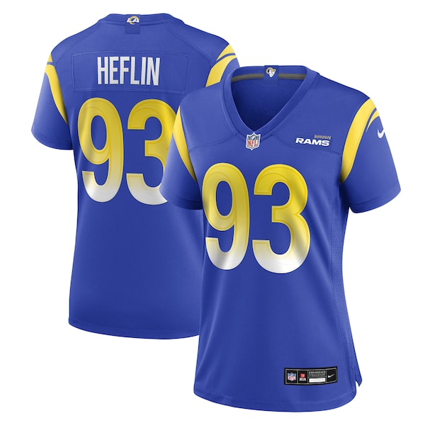 Jack Heflin Los Angeles Rams Nike Women's Team Game Jersey -  Royal