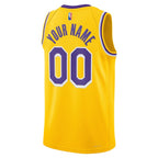 Los Angeles Lakers Nike 2021/22 Diamond Swingman Custom Jersey - Icon Edition - Gold