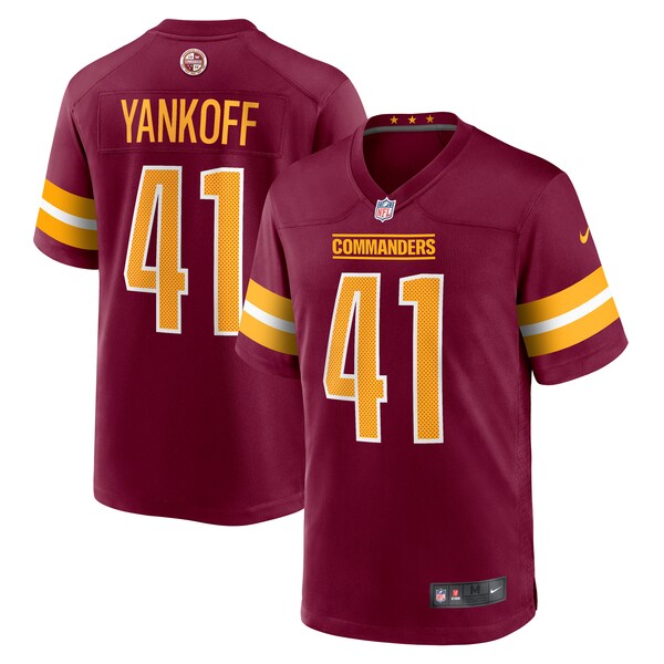 Colson Yankoff Washington Commanders Nike  Game Jersey -  Burgundy
