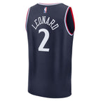 Kawhi Leonard LA Clippers  Fast Break Icon Jersey - Navy