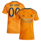 Los Merengues adidas Women's 2024/25 Away Replica Custom Jersey - Orange