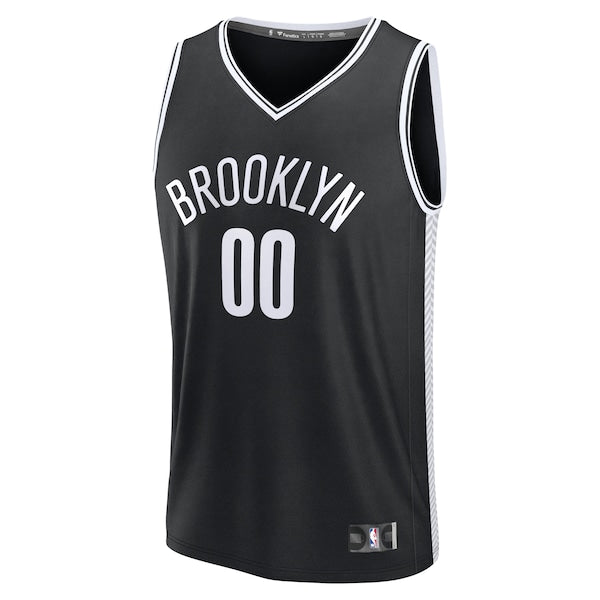 Egor Demin Brooklyn Nets  2025 NBA Draft First Round Pick Fast Break Replica Jersey - Icon Edition - Black