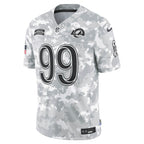 Aaron Donald Los Angeles Rams Nike 2024 Salute to Service Retired Player Limited Jersey - Arctic Camo