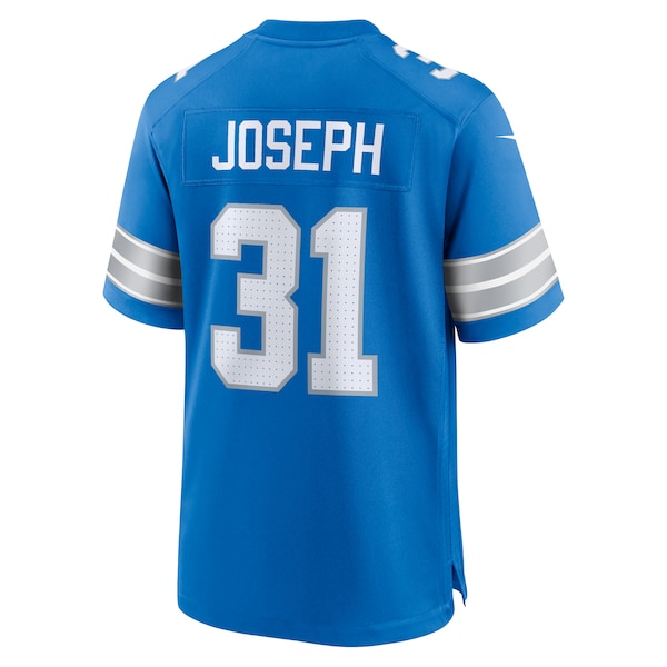 Kerby Joseph Detroit Lions Nike Team Game Jersey -  Blue