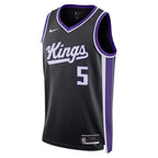 De'Aaron Fox Sacramento Kings Nike Unisex Swingman Jersey - Icon Edition - Black/White