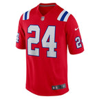 Ty Law New England Patriots Nike Retired Player Alternate Game Jersey - Red/Navy