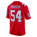 Tedy Bruschi New England Patriots Nike Retired Player Alternate Game Jersey - Red/Navy