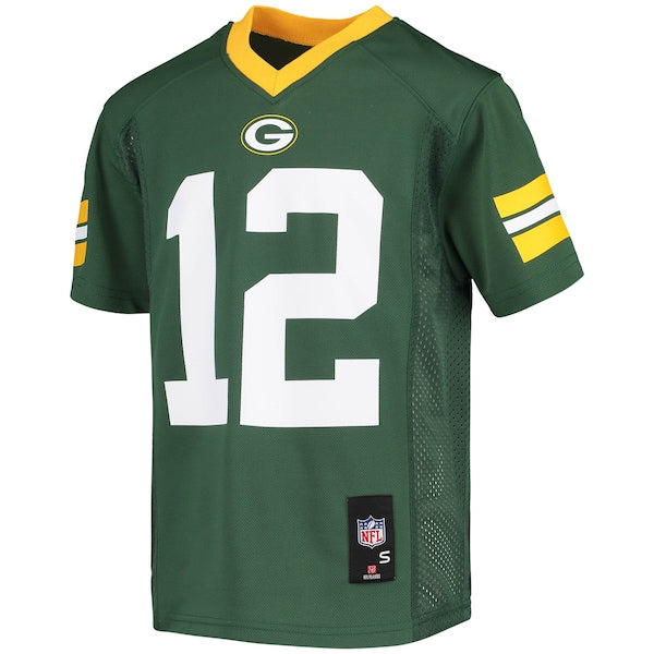 Aaron Rodgers Green Bay Packers Youth Replica Player Jersey - Green/White