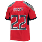 Derrick Henry Tennessee Titans Nike Youth Inverted Team Game Jersey - Red