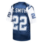 Emmitt Smith Dallas Cowboys 1995 Authentic Throwback Retired Player Jersey - Navy