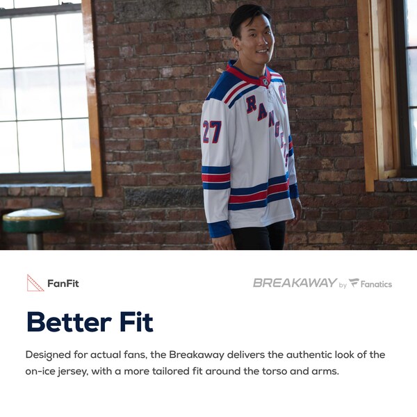 Jimmy Vesey New York Rangers  Home Breakaway Player Jersey - Blue