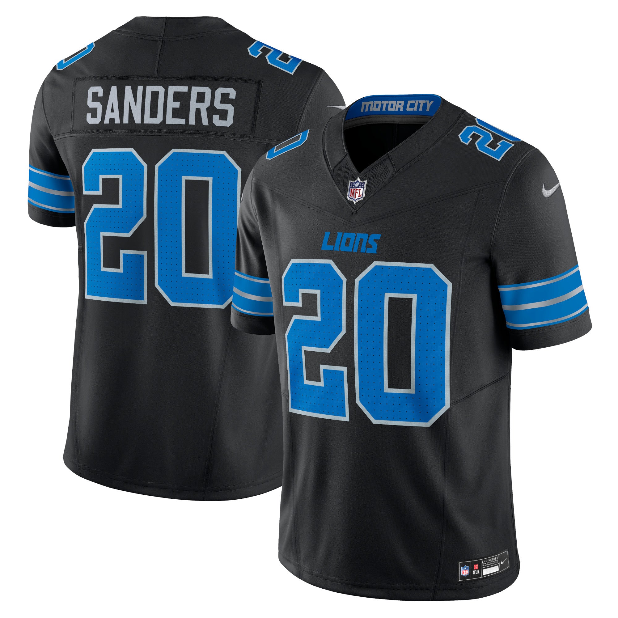Barry Sanders Detroit Lions Nike Vapor F.U.S.E. Limited Jersey - Blue