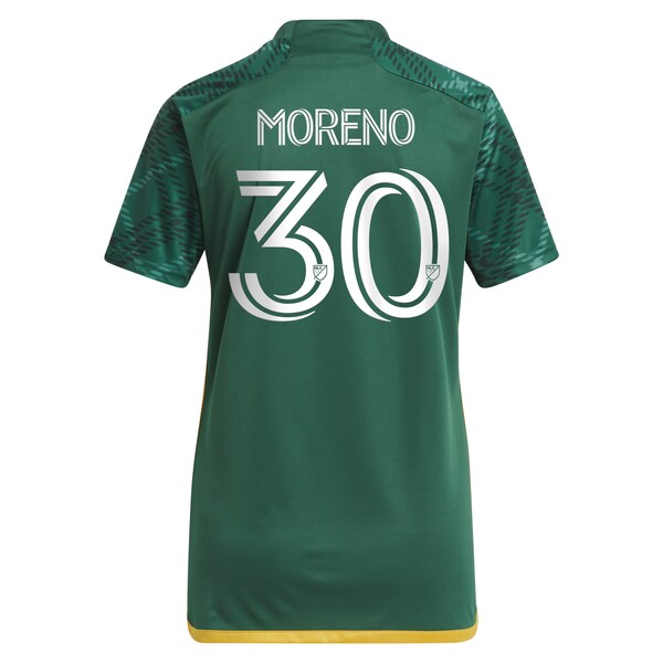 Santiago Moreno Portland Timbers adidas Women's 2024 Portland Plaid Kit Replica Jersey - Green