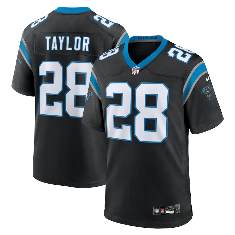 Keith Taylor Carolina Panthers Nike Team Game Jersey - Black