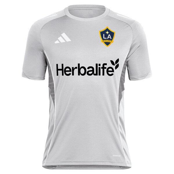 LA Galaxy adidas 2025 Training Jersey - Silver