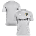 LA Galaxy adidas 2025 Training Jersey - Silver