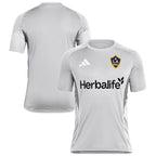 LA Galaxy adidas 2025 Training Jersey - Silver