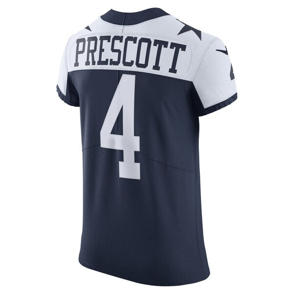 Dak Prescott Dallas Cowboys Nike Alternate Vapor Elite Player Jersey - Navy/White