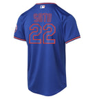 Juan Soto New York Mets Nike Youth Alternate 2 Limited Jersey – Royal/White