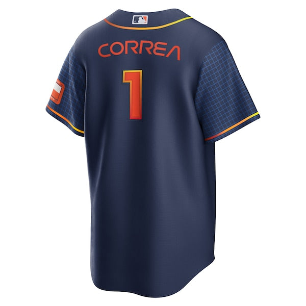 Carlos Correa Houston Astros Nike 2022 City Connect Replica Player Jersey - Navy