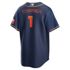 Carlos Correa Houston Astros Nike 2022 City Connect Replica Player Jersey - Navy