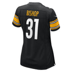 Beanie Bishop Pittsburgh Steelers Nike Women's  Game Jersey -  Black