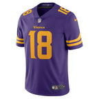 Justin Jefferson Minnesota Vikings Nike Alternate Vapor Limited Jersey - Purple
