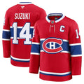 Nick Suzuki Montreal Canadiens  Home Premium Jersey - Red