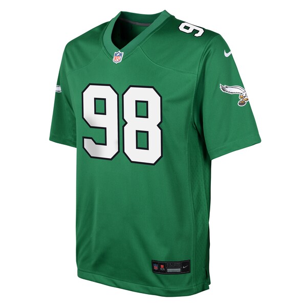 Jalen Carter Philadelphia Eagles Nike Youth Alternate Player Game Jersey - Kelly Green