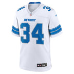 Alex Anzalone Detroit Lions Nike White Game Jersey -  White/Blue