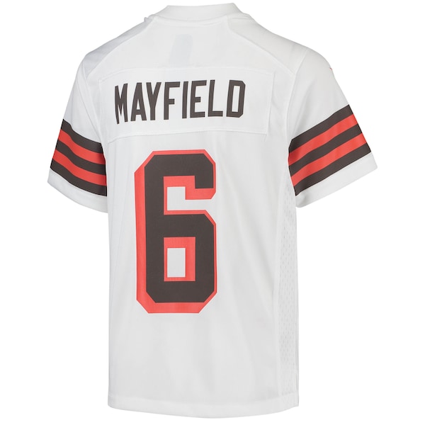 Baker Mayfield Cleveland Browns Nike Youth 1946 Collection Alternate Game Jersey - White/Brown