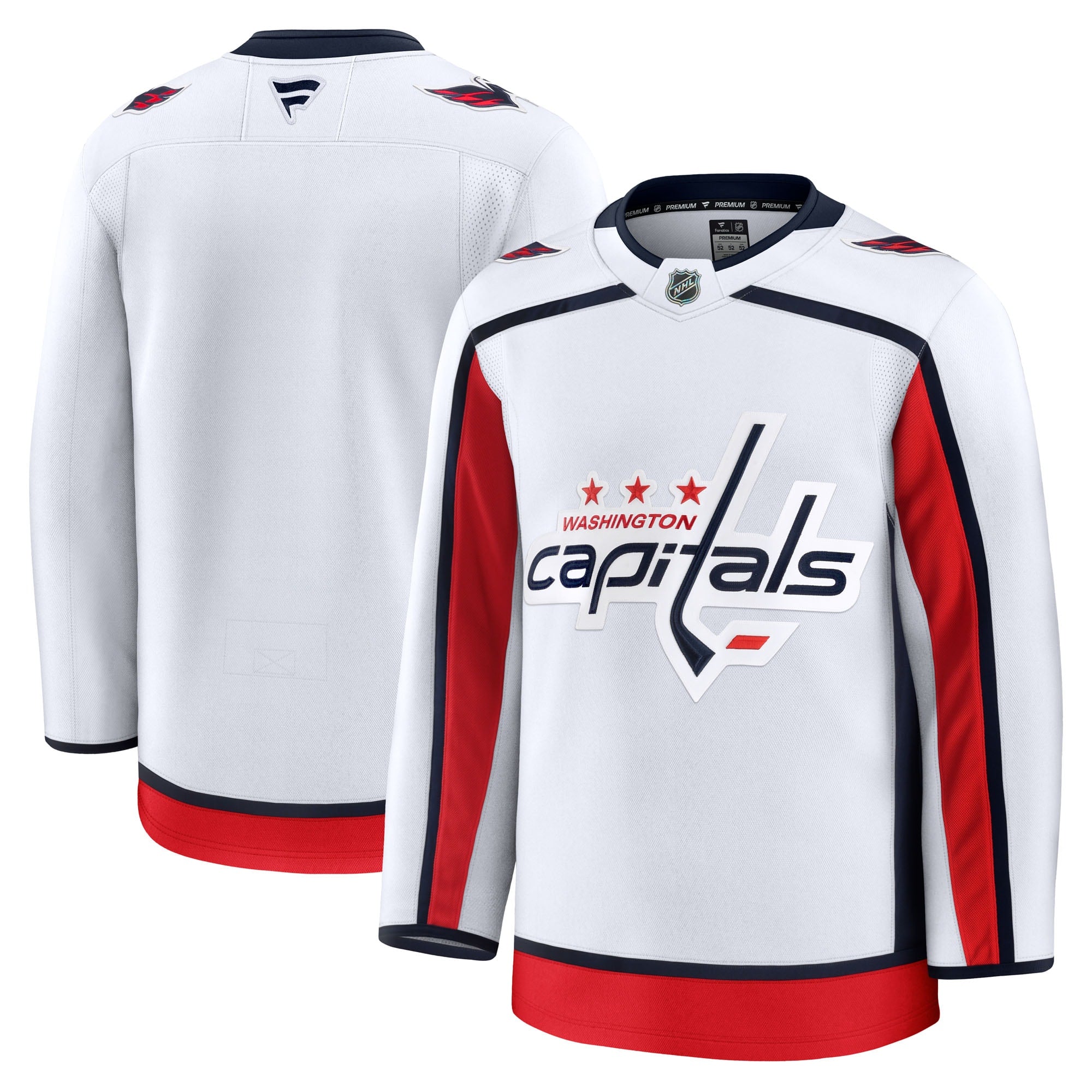 Washington Capitals  Alternate 50th Anniversary Premium Jersey - Black/Red/White