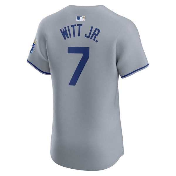 Bobby Witt Jr. Kansas City Royals Nike Road Elite Player Jersey - Gray