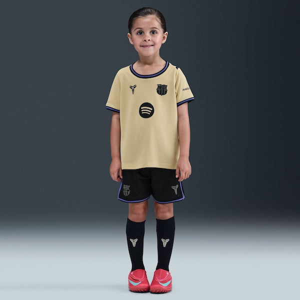 Barcelona Nike Youth 2025/26 Stadium Kit Set - Gold