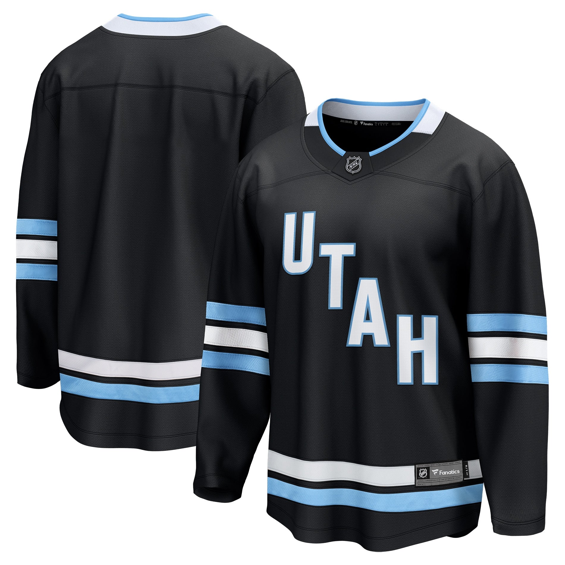 Utah Hockey Club  Breakaway Blank Jersey - White/Black