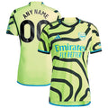 Arsenal adidas 2023/24 Away Replica Custom Jersey - Yellow