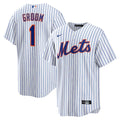 New York Mets Nike #1 Groom Home Replica Jersey - White