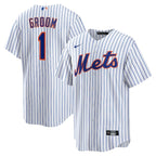 New York Mets Nike #1 Groom Home Replica Jersey - White