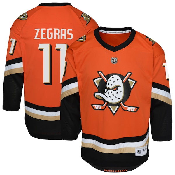 Trevor Zegras Anaheim Ducks Preschool Replica Player Jersey - Orange