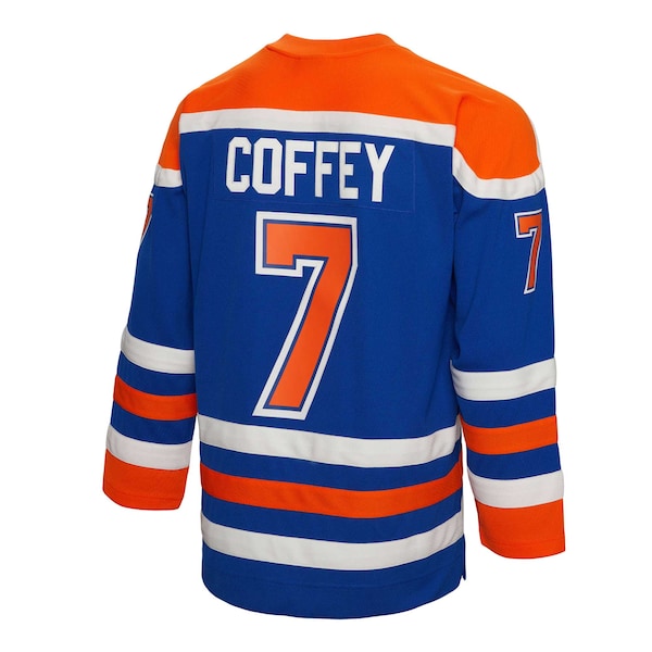 Paul Coffey Edmonton Oilers  1986/87 Blue Line Player Jersey - Royal