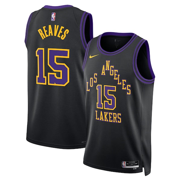 Austin Reaves Los Angeles Lakers Nike Unisex 2025/26 Swingman Jersey - Black - City Edition