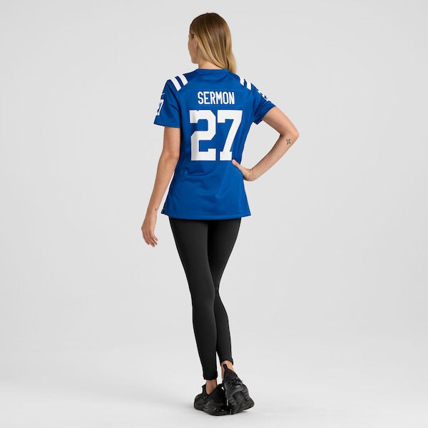 Trey Sermon Indianapolis Colts Nike Women's Team Game Jersey -  Royal