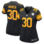 Jaylen Warren Pittsburgh Steelers Nike Women's Alternate Game Jersey -  Black