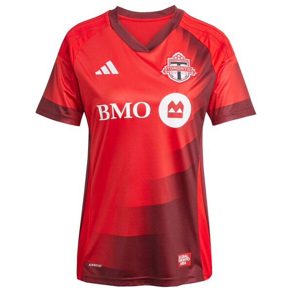 Toronto FC adidas Women's 2025 Club Kit Replica Jersey - Red