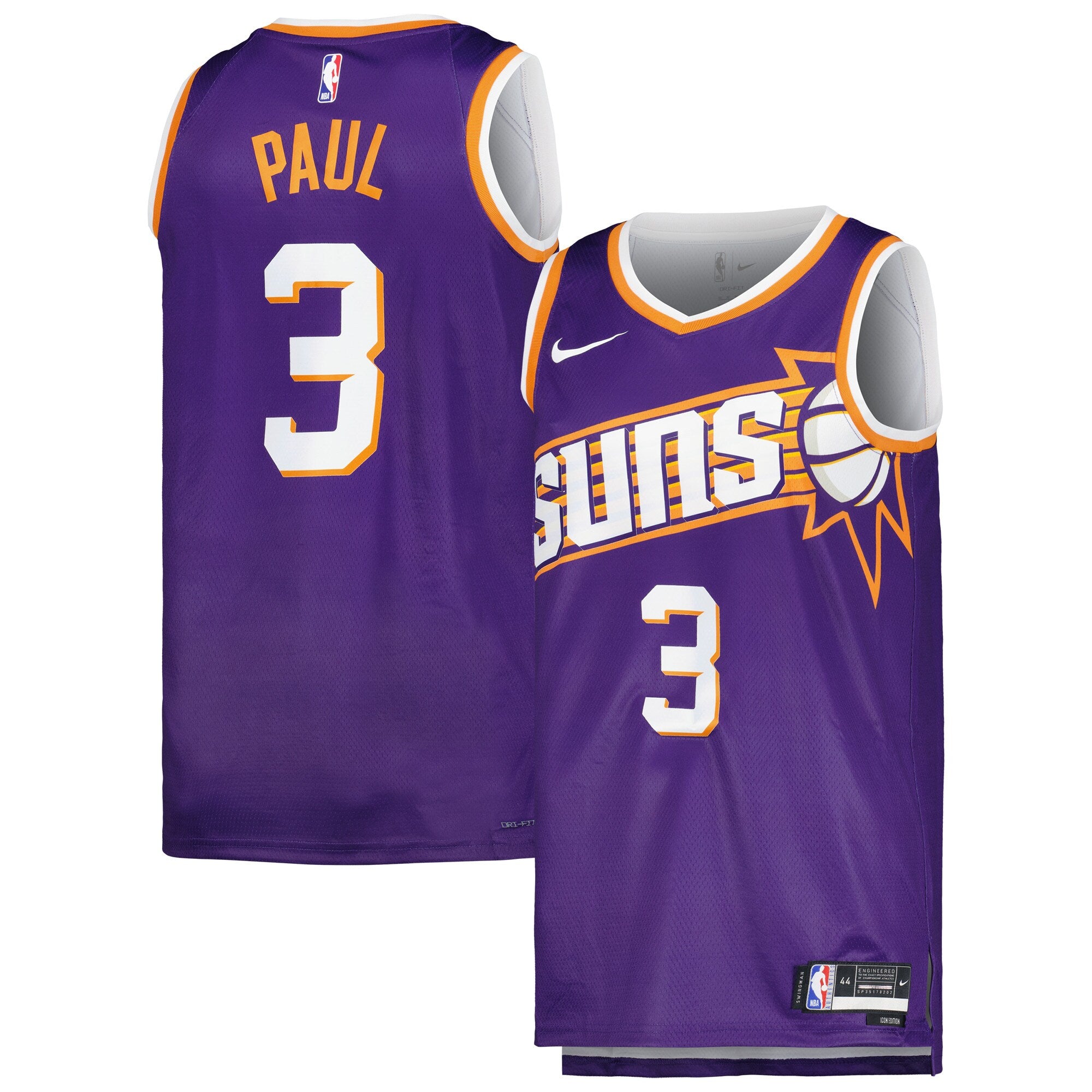 Chris Paul Phoenix Suns Nike Unisex Swingman Jersey - Association Edition - White/Purple