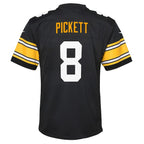 Kenny Pickett Pittsburgh Steelers Nike Youth Game Jersey - Black/White