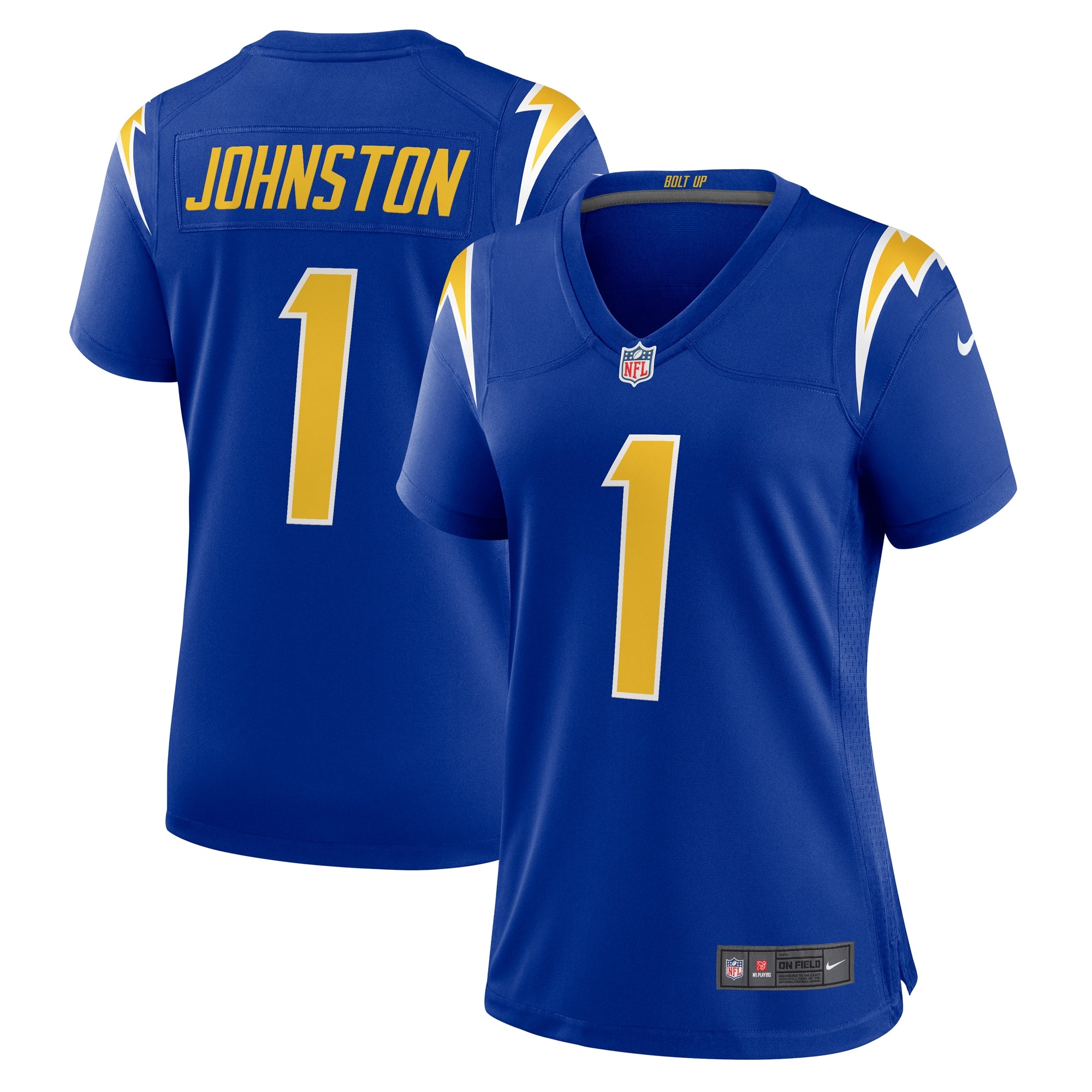 Quentin Johnston Los Angeles Chargers Nike Women's Alternate Game Jersey - Navy/Royal