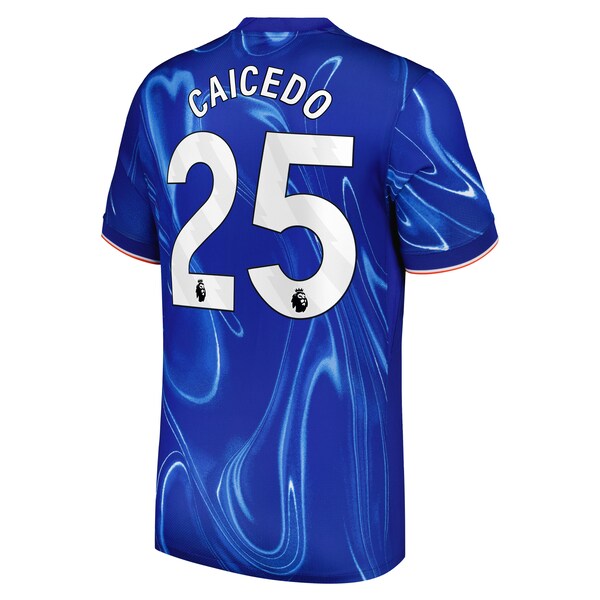 Moisés Caicedo Chelsea Nike 2024/25 Home Replica Player Jersey - Blue